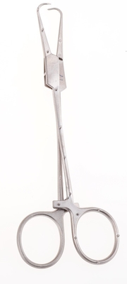 Anodized Nickel Forceps Surgical Instruments , Stainless Steel Needle Holding Forceps